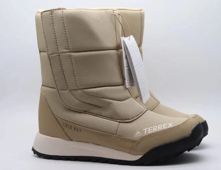 ADIDAS TERREX CHOLEAH COLD.RDY WINTER HIKING SHOES BOOTS BEIGE FZ3006 WOMEN UK 6 - Image 3 of 4