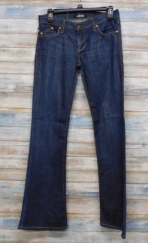 Rock & Republic Jeans 26x31 Roth Boot cut Women's Blue Stretch Denim Pants Ladie - Picture 2 of 8
