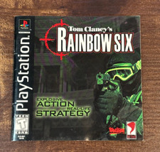 Tom Clancys Rainbow Six PS1 Playstation 1 PS One Instruction Manual Only
