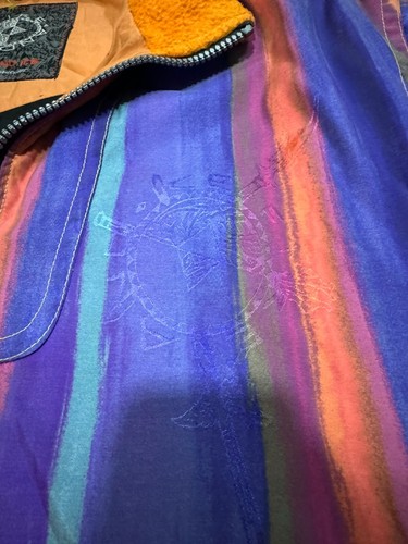 Vintage Fire And Ice By Bogner Tribe Rainbow Ski Jacket - Picture 8 of 12
