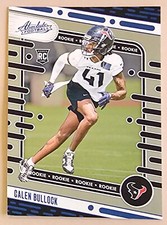 2024 Absolute #165 Calen Bullock Rookie Blue Foil Parallel Card