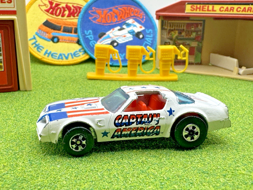 1979 Hot Wheels Captain America Hot Bird White Marvel The Heroes Firebird 1977 - Picture 5 of 15