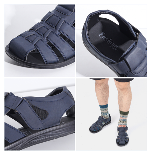 2023 Nuevas Sandalias de Moda Verano Para hombres Zapatos de Playa Informales Transpirables - Imagen 6 de 28