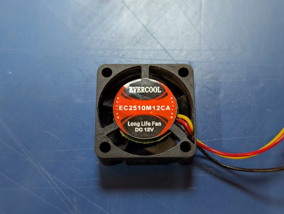 *Lote de 5* Ventilador de refrigeración Evercool 25 mm x 10 mm DC-12 V EC2510M12CA Foto 4 de 4