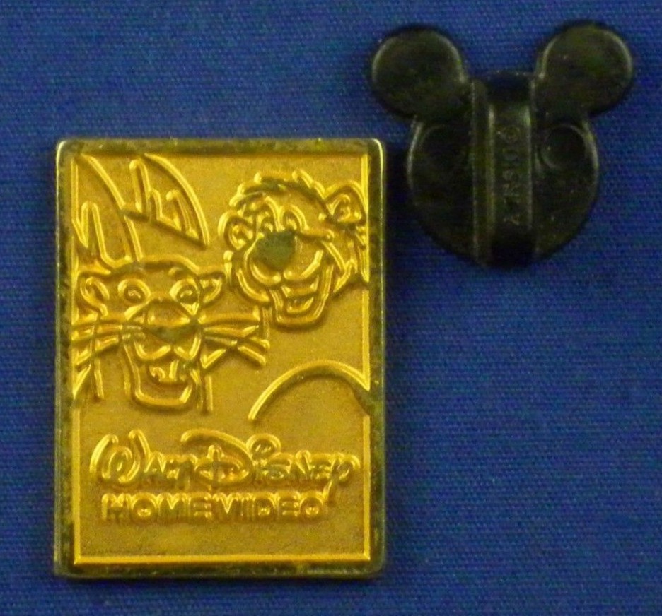 The Jungle Book Logo Walt Disney Home Video Baloo Bagheera Pin # 3499 