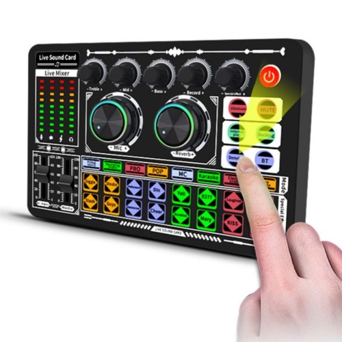 For Live Steaming For Podcasts F999 Live Sound Card Multi-platform Compatibility - Picture 12 of 14