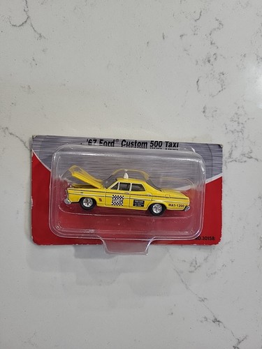 1967 ‘67 Ford Custom 500 Taxi Cab Car HO CMW Mini Metals #30158 (Cut Card) NEW