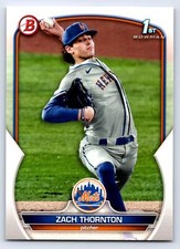2023 1st Bowman Draft #BD-187 Zach Thornton New York Mets Baseball Card