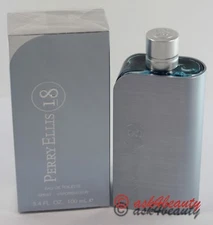 Perry Ellis 18 3.4oz/100ml Edt Spray For Men New In Box 