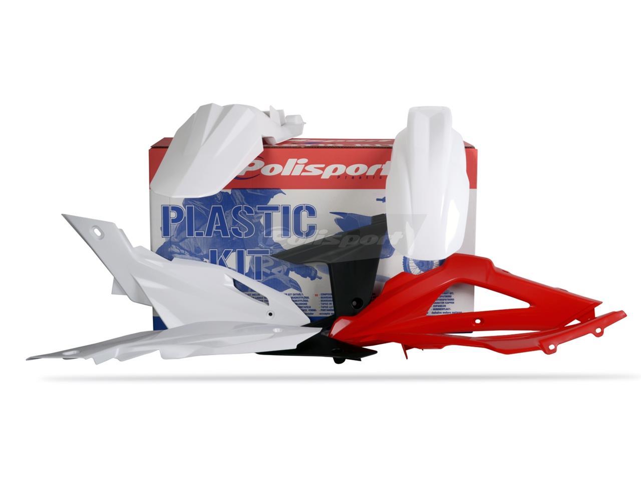 Kit plastique moto Polisport couleur origine Husqvarna TE 250 2009