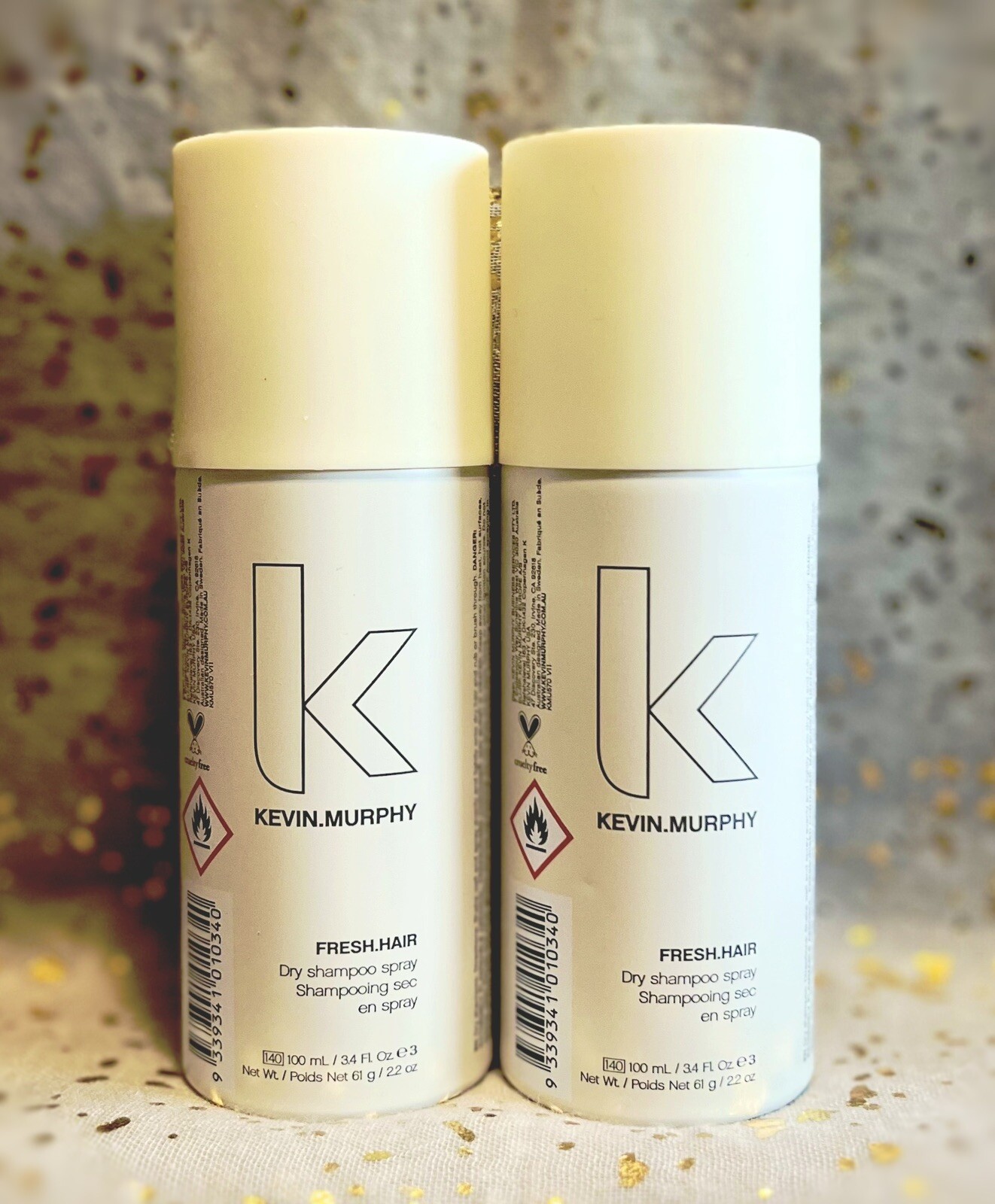 2xKevin MurphyFresh HairDry Shampoo Spray100ml / 3.4 fl oz ea