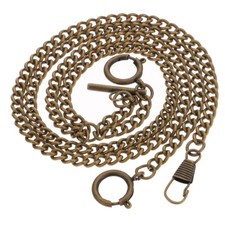Vintage Pocket Watch Chain - Antique Fob Chain for Classic Style