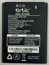 New OEM Original Battery for Verizon Orbic Journey V RC2200L BTE-1400 1400mAh
