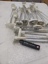 LOT OF 12 Alpha InVue 10" Locking Peg Slatwall Hooks Retail Security Anti Theft