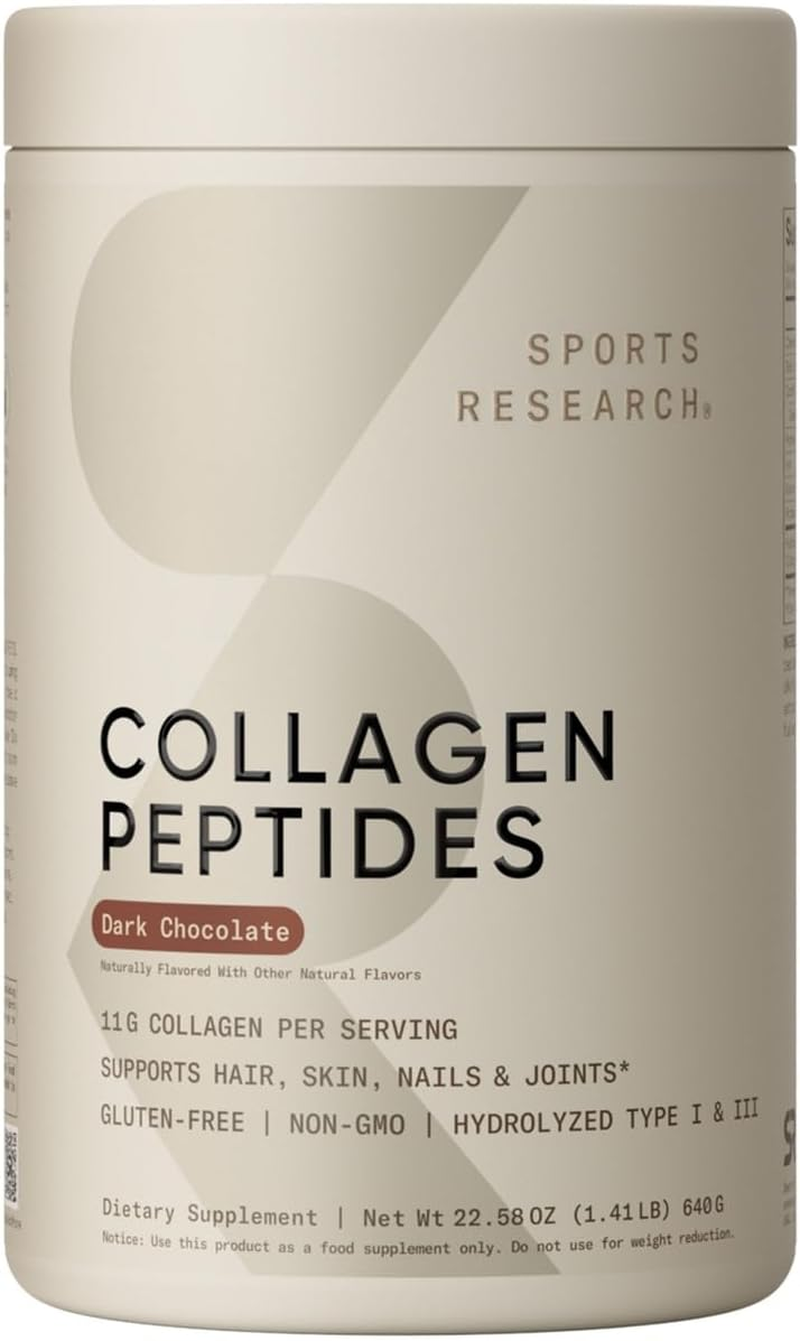 Collagen Peptides - Hydrolyzed Type 1 & 3 Collagen Powder Protein Supplement for