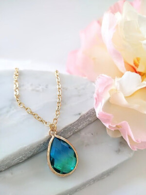 Handcrafted Sea Glass Necklace, Antique, Gift For Her, Beach Jewelry