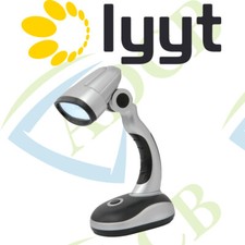 BATTERY POWERED BRIGHT WHITE 12 LED USB PORTABLE DESK LAMP W/ ADJUSTABLE HEAD 