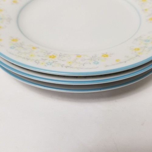 Set of Three (3) Noritake Porcelain China Epic 2680 Floral Bread Plate 6.25" - Picture 7 of 7