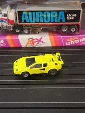 TYCO LAMBORGHINI COUNTACH YELLOW SLOT CAR VINTAGE VTG