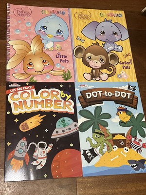 Precious Moments￼ Little Pets Pals Coloring Activity Book Connect Dots By Number