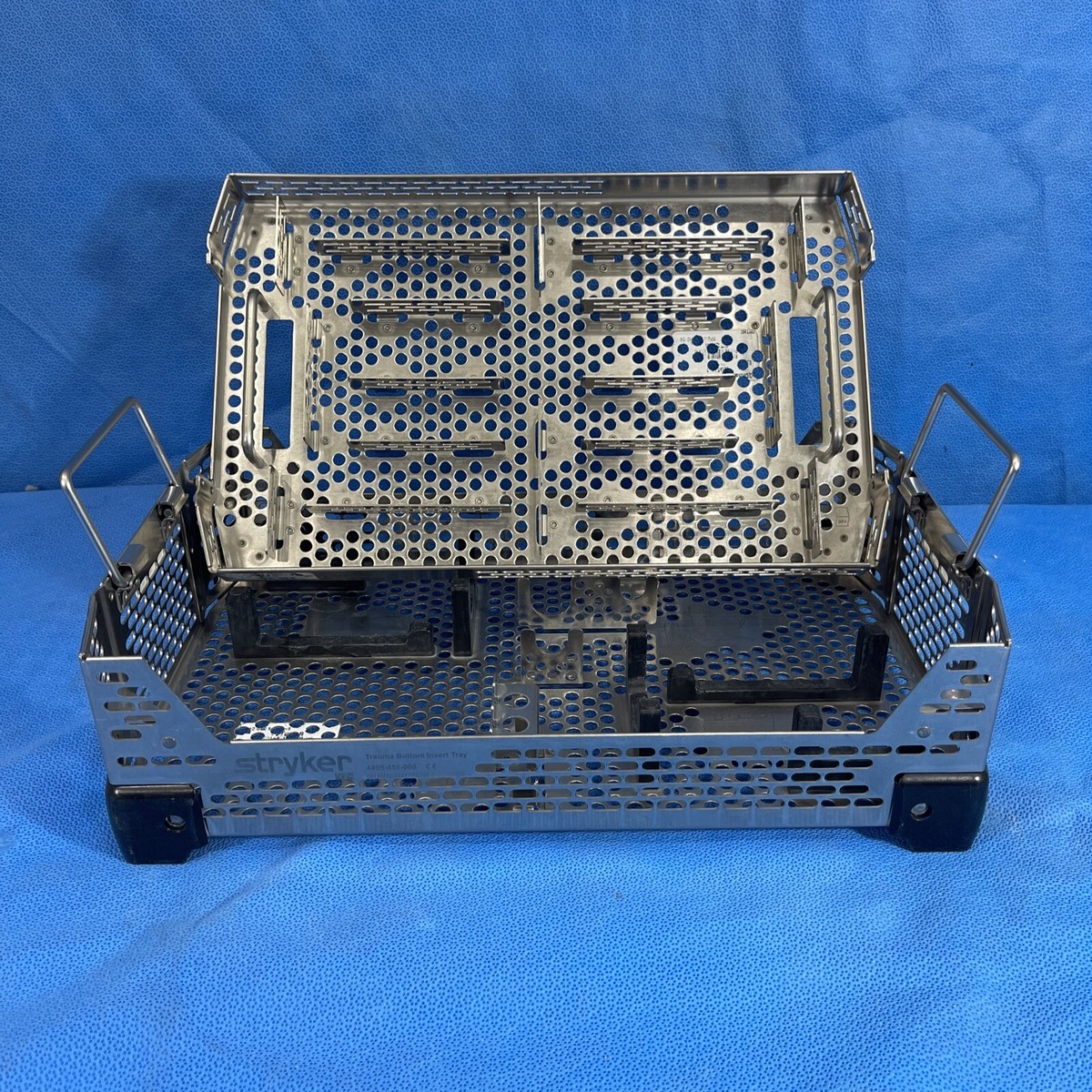 サビスドイツ製BONITED 医療用ケリーパンチ 451-619-05下側 STRYKER 4405-451-008/006 Trauma Top & Bottom INSERT TRAY | eBay
