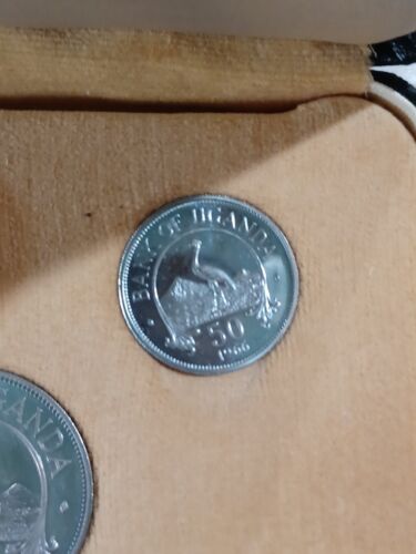 1966 UGANDA - FIRST OFFICIAL PROOF SET (6) - ROYAL MINT - ORIG. BOX World Coins - Picture 3 of 7