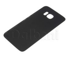 Samsung Galaxy S7 Edge Battery Door Back Cover Plate Replacement Part Black
