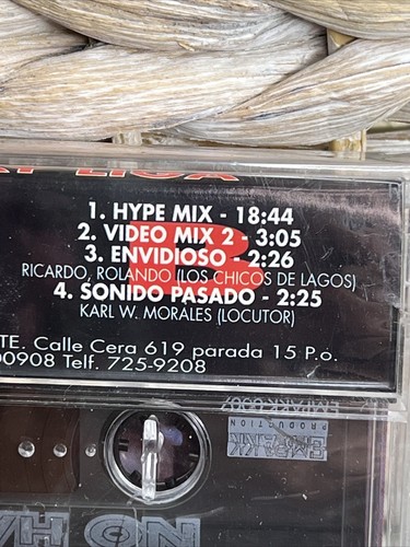 DJ JOEL NO HAY LIGA Reggaeton 90's sealed CASSETTE - Picture 4 of 8