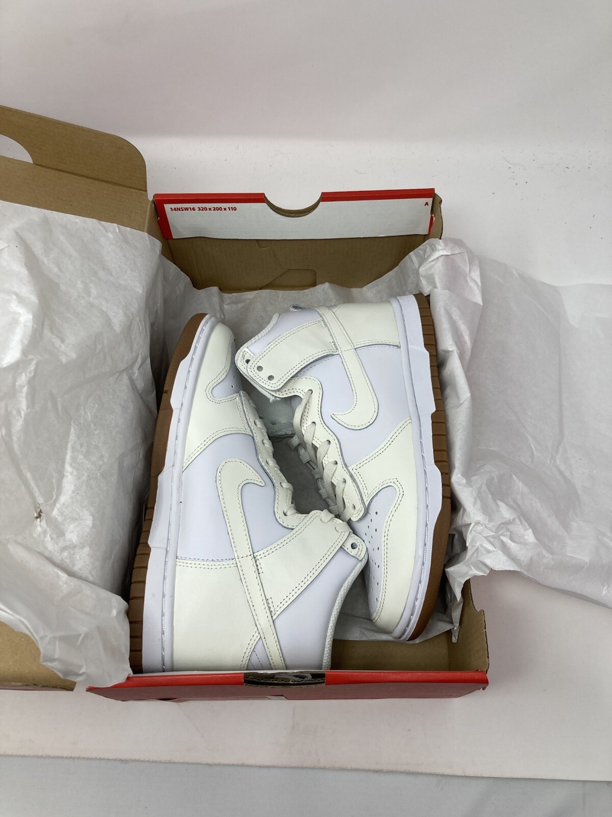 Nike Dunk High Sail Gum Medium Brown White Cream DD1869-109 