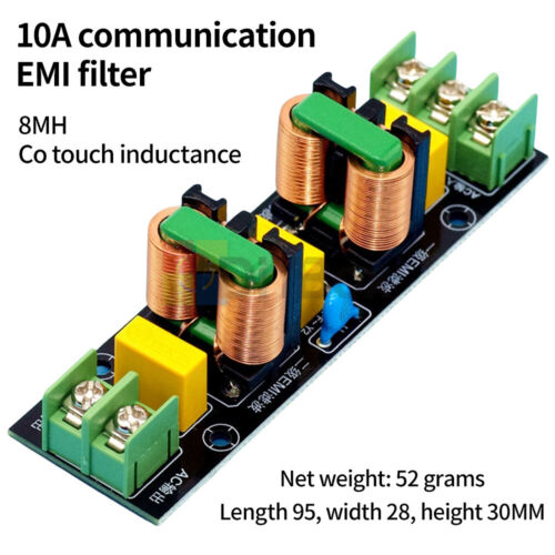 3 MH 8 MHH 10 MH mode commun filtres EMI inductifs haute puissance module de filtre secteur - Photo 1 sur 19