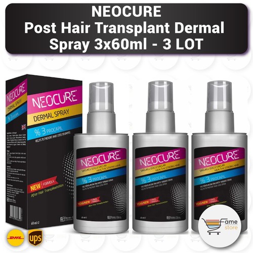 Lot De 3 Sprays Evocapil Plus – Après Greffe Ou Chute De Cheveux – 3x60ml – Neuf