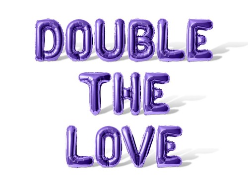 DOUBLE THE LOVE Letter Balloon Banner - Twin Baby Shower DIY Party Decorations - Picture 31 of 55