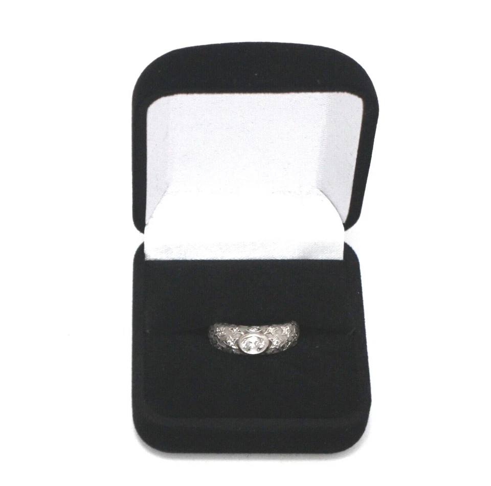 ANILLO BANDA ESTRELLA DIAMANTES CHANEL COMETE ORO 18K WG talla 5,25 Foto 2 de 4