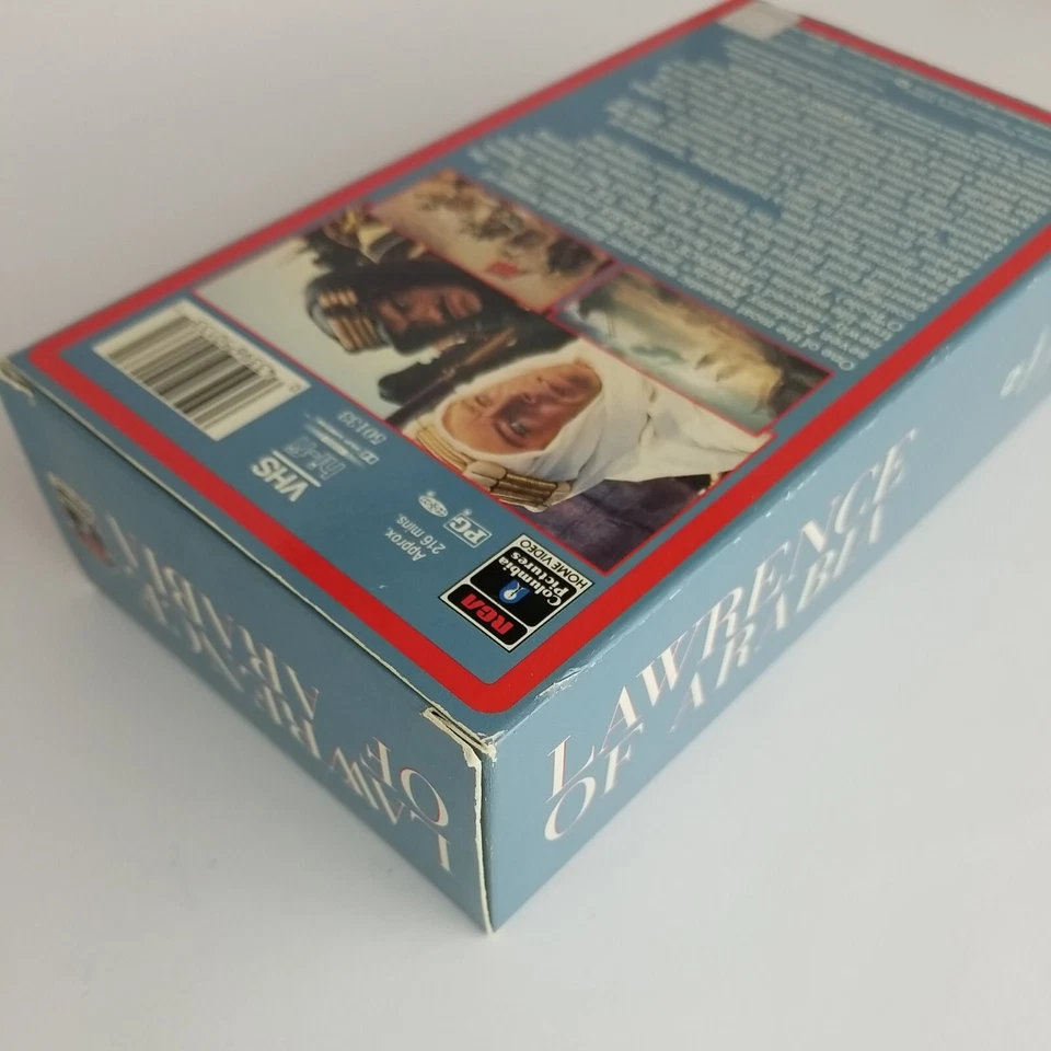 Lawrence of Arabia VHS 1989 Restored Directors Cut  2 Tape Set Peter O'toole - Image 4 of 4