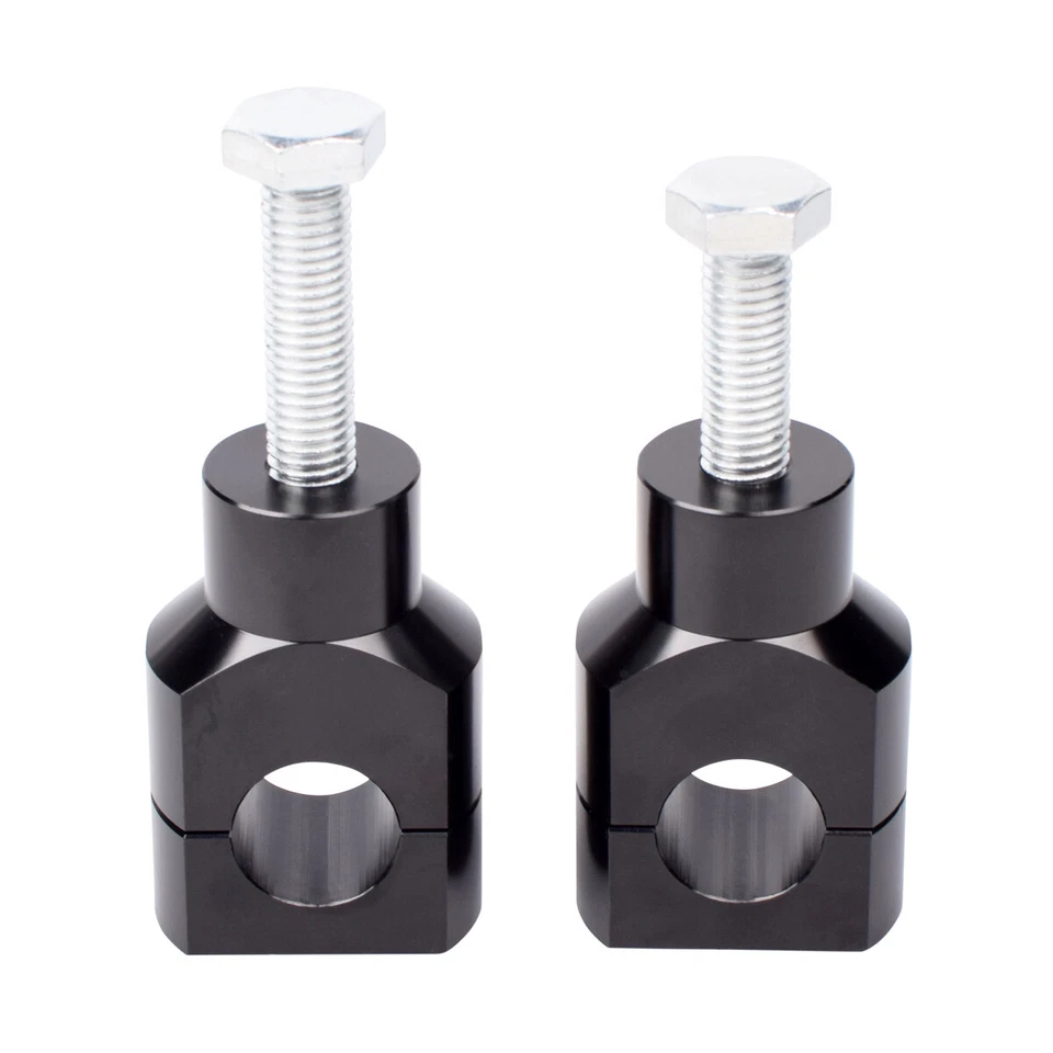 1" 25mm Handlebar Risers Mount Bracket Clamp For Harley Dyna Sportster Honda CNC - Image 2 of 4