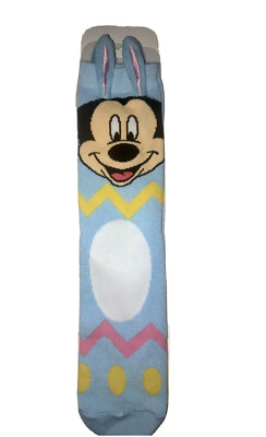 Disney Parks Bunny Mickey Mouse Easter Egg Hunt Socks Adult Unisex New