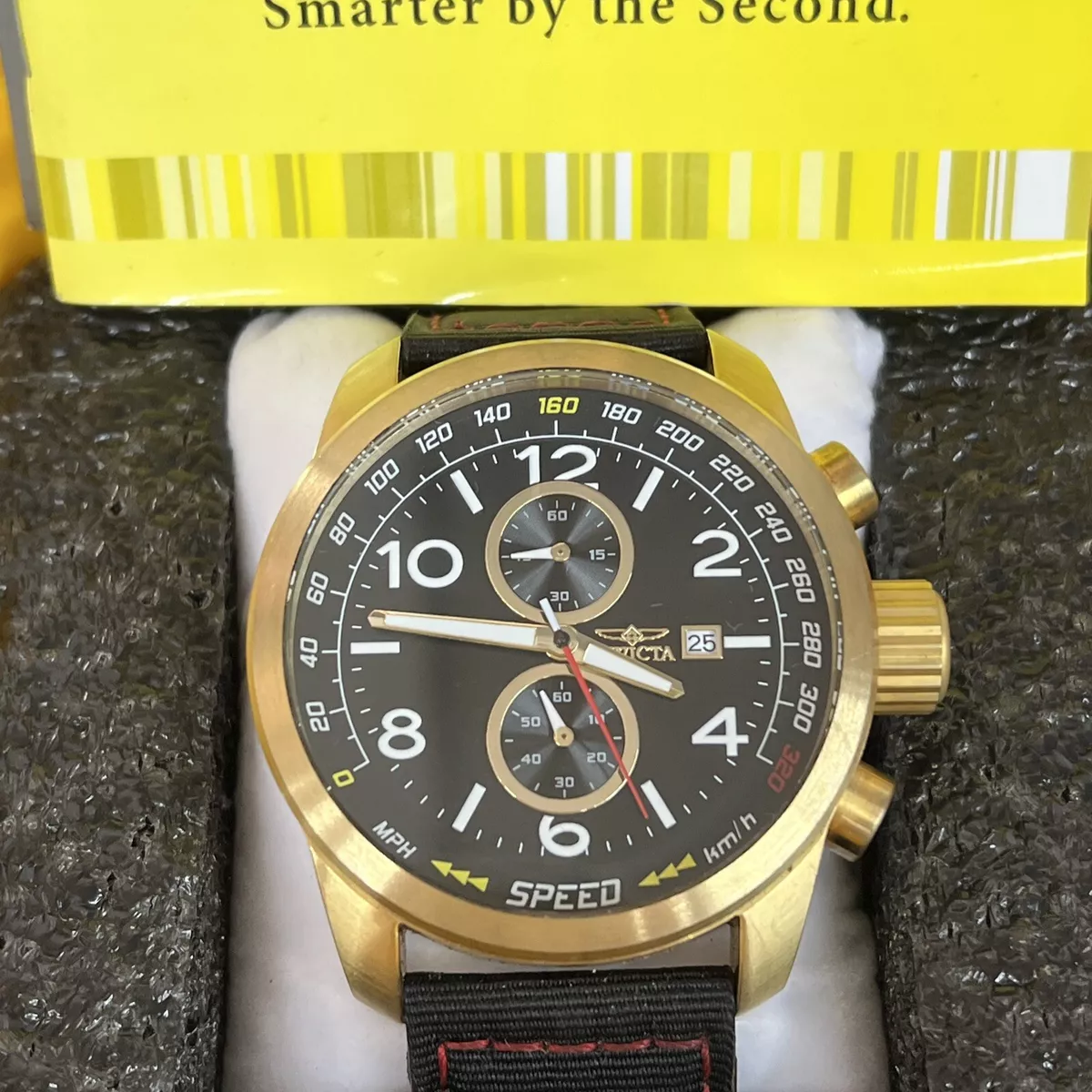 Invicta aviator 2025 watch tritnite