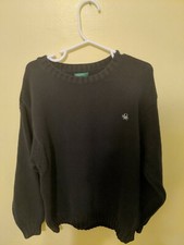 Children's Navy Blue Benetton Sweater Made in Italy Excellent Used Conditon   