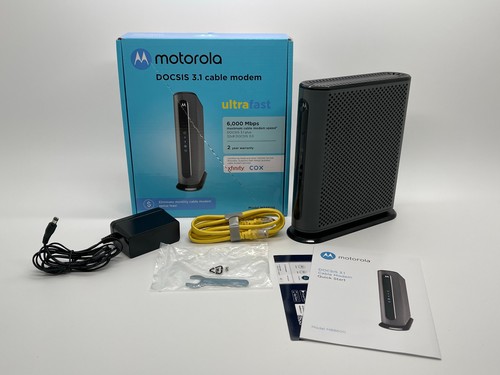 Motorola DOCSIS 3.1 Cable Modem Model: MB8600 XFINITY, COX, COMCAST OPEN BOX