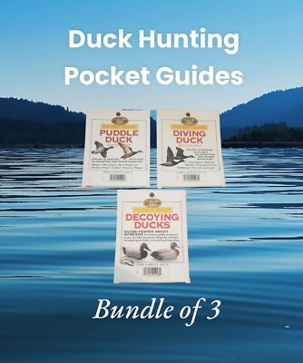 Sportsman, Outdoorsman Pocket Guides - Fishing, Hunting Deer, Duck Hunting