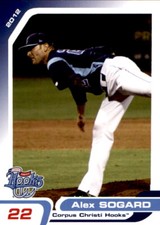 2012 Corpus Christi Hooks Grandstand #24 Alex Sogard Austin Texas Baseball Card