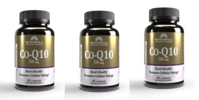WINDMILL CO-Q10 NATURAL 50MG CAPSULE 45CT X ***3 Packs***