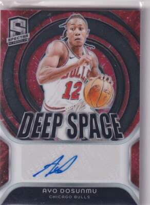 NBA Panini Spectra 2023-24 No. DSS-AYO Ayo Dounmu Auto Deep Space 87/99