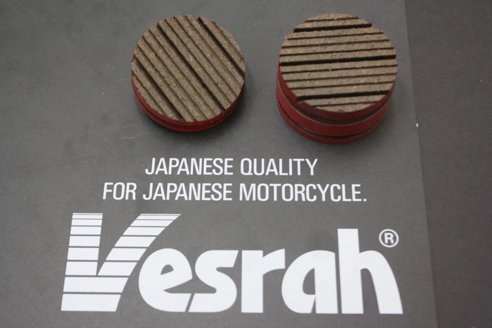 Pastillas de freno delanteras HONDA FL250 ODYSSEY 1977-1984 HECHAS CON KEVLAR VESRAH ORGÁNICO Foto 3 de 4