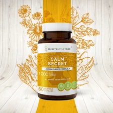 Secrets Of The Tribe Calm Secret Capsules, 500 mg