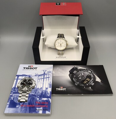 Tissot PRX Classic Chronograph Two-tone Men's Watch T0774172203100 - Pre-Owned