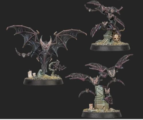 3 Bat Swarms - Cursed City - Warhammer AOS - Unbuilt