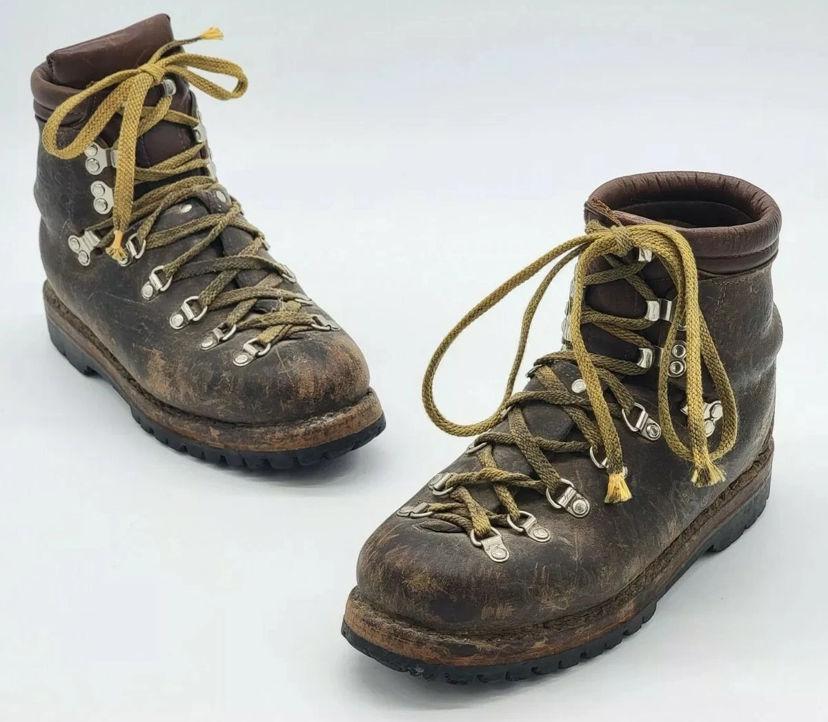 Afstoting uitgebreid Ontmoedigd zijn Vintage Lowa Mountaineering Hiking Boots Brown Leather Men&#039;s Size 7 US  | eBay