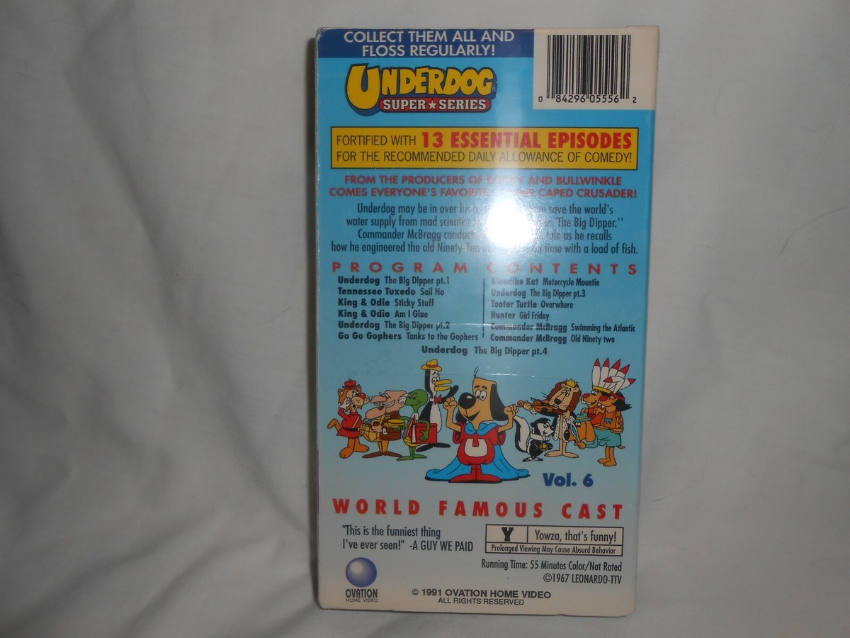 その他 Triumph of the Underdog [VHS] Underdog vs. Riff Raff RARE Golden Books Video VHS 1960s