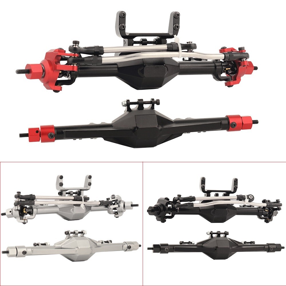 CALFEE Axial SCX10 II アクスルセット CNC Metal Front & Rear Axle for 1:10 RC Crawler Axial SCX10 II